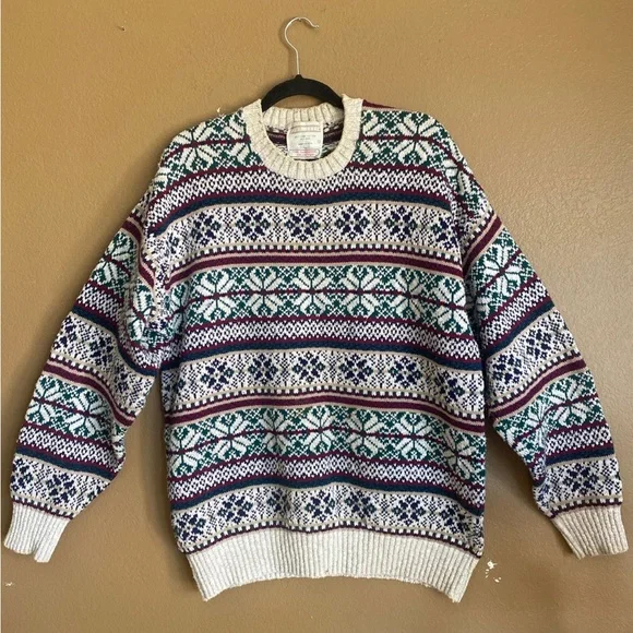Men’s Vintage Lord Jeff Sweater Size XL | The Sandstone Collection | Cotton/Jute - Picture 6 of 8
